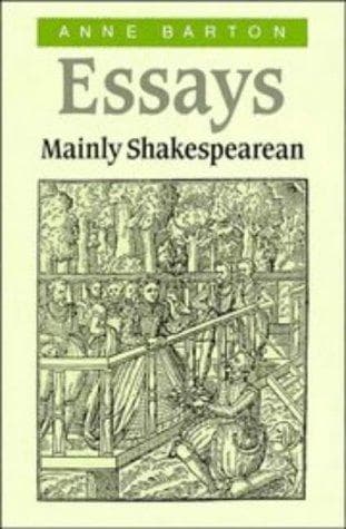 Tapa de Essays, mainly Shakespearean