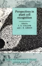 Tapa de Perspectives in plant cell recognition
