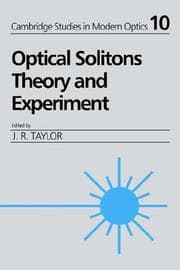 Tapa de Optical Solitons