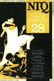 Tapa de New Theatre Quarterly 28