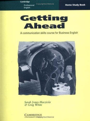 Tapa de Getting Ahead Home study book