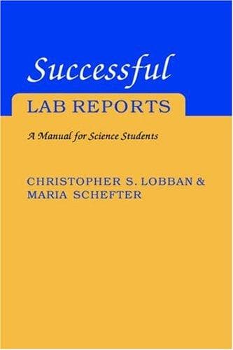 Tapa de Successful lab reports