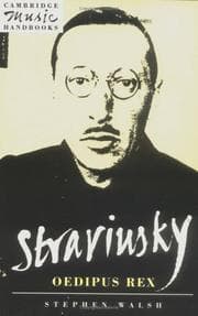 Tapa de Stravinsky, Oedipus rex
