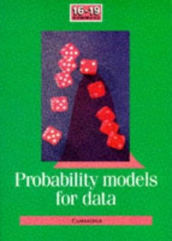 Tapa de Probability Models for Data