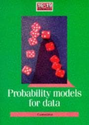Tapa de Probability Models for Data