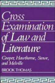 Tapa de Cross-Examinations of Law and Literature