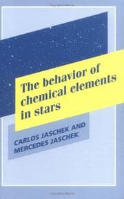 Tapa de The behavior of chemical elements in stars