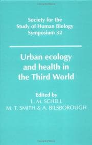 Tapa de Urban ecology and health in the third world