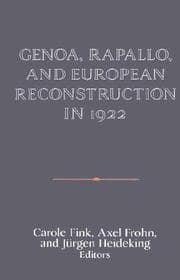 Tapa de Genoa, Rapallo, and European reconstruction in 1922