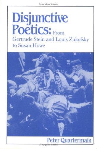 Tapa de Disjunctive poetics