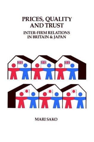 Tapa de Prices, quality, and trust