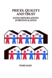 Tapa de Prices, quality, and trust