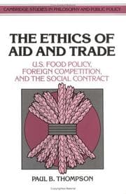 Tapa de The ethics of aid and trade