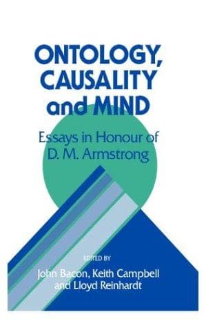 Tapa de Ontology, Causality, and Mind
