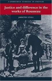 Tapa de Justice and Difference in the Works of Rousseau