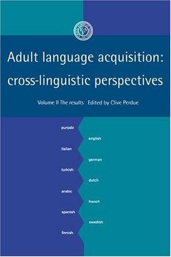 Tapa de Adult Language Acquisition