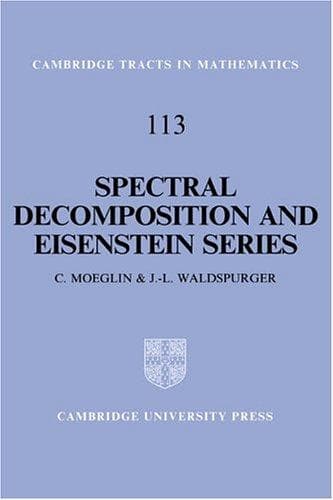 Tapa de Spectral decomposition and Eisenstein series