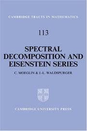 Tapa de Spectral decomposition and Eisenstein series