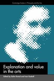 Tapa de Explanation and value in the arts