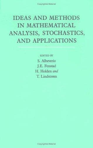 Tapa de Ideas and Methods in Mathematical Analysis, Stochastics, and Applications