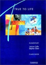 Tapa de True to Life Elementary Class Book