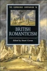 Tapa de The Cambridge companion to British romanticism