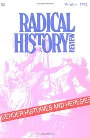 Tapa de Radical History Review