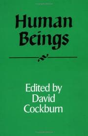 Tapa de Human Beings (Royal Institute of Philosophy Supplements)