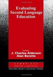 Tapa de Evaluating second language education