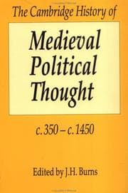 Tapa de The Cambridge History of Medieval Political Thought c.350c.1450 (The Cambridge History of Political Thought)