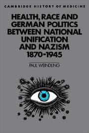 Tapa de Health, Race and German Politics between National Unification and Nazism, 18701945