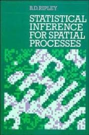 Tapa de Statistical Inference for Spatial Processes