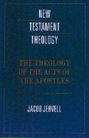 Tapa de The theology of the Acts of the Apostles
