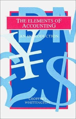 Tapa de The elements of accounting