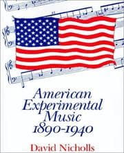 Tapa de American Experimental Music 18901940