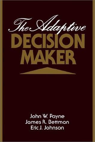 Tapa de The adaptive decision maker