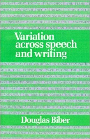 Tapa de Variation across Speech and Writing