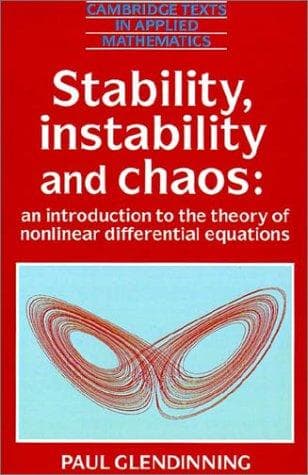Tapa de Stability, instability, and chaos