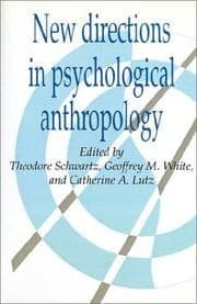 Tapa de New directions in psychological anthropology