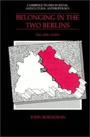 Tapa de Belonging in the two Berlins
