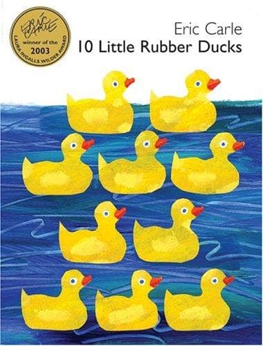 Tapa de 10 little rubber ducks