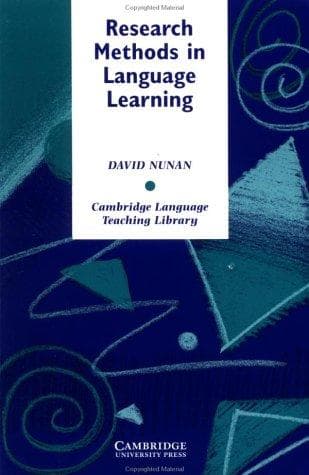 Tapa de Research methods in language learning