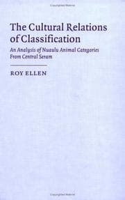 Tapa de The cultural relations of classification