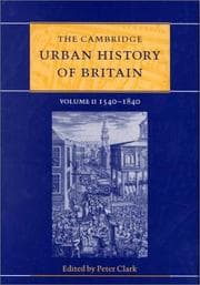 Tapa de The Cambridge Urban History of Britain