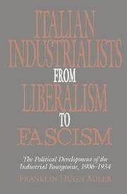 Tapa de Italian industrialists from liberalism to fascism