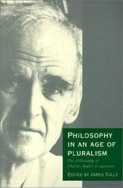 Tapa de Philosophy in an age of pluralism