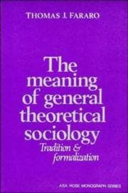 Tapa de The meaning of general theoretical sociology