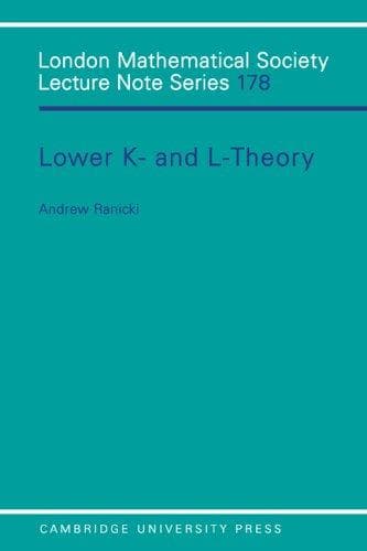 Tapa de Lower K- and L-theory