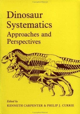 Tapa de Dinosaur Systematics