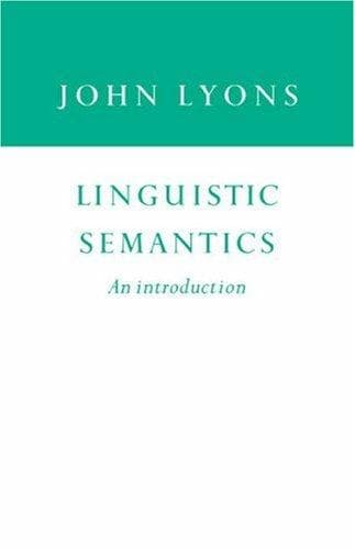 Tapa de Linguistic semantics